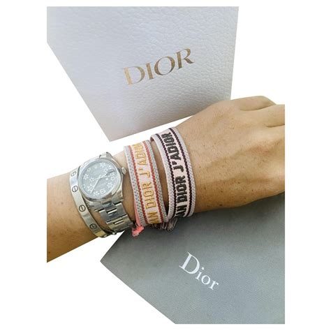 christian dior material bracelet